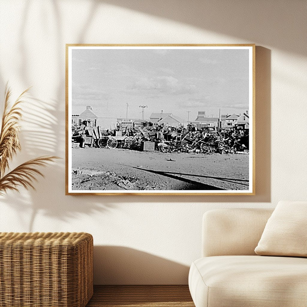 Vintage Agricultural Junkyard in Plentywood Montana 1937