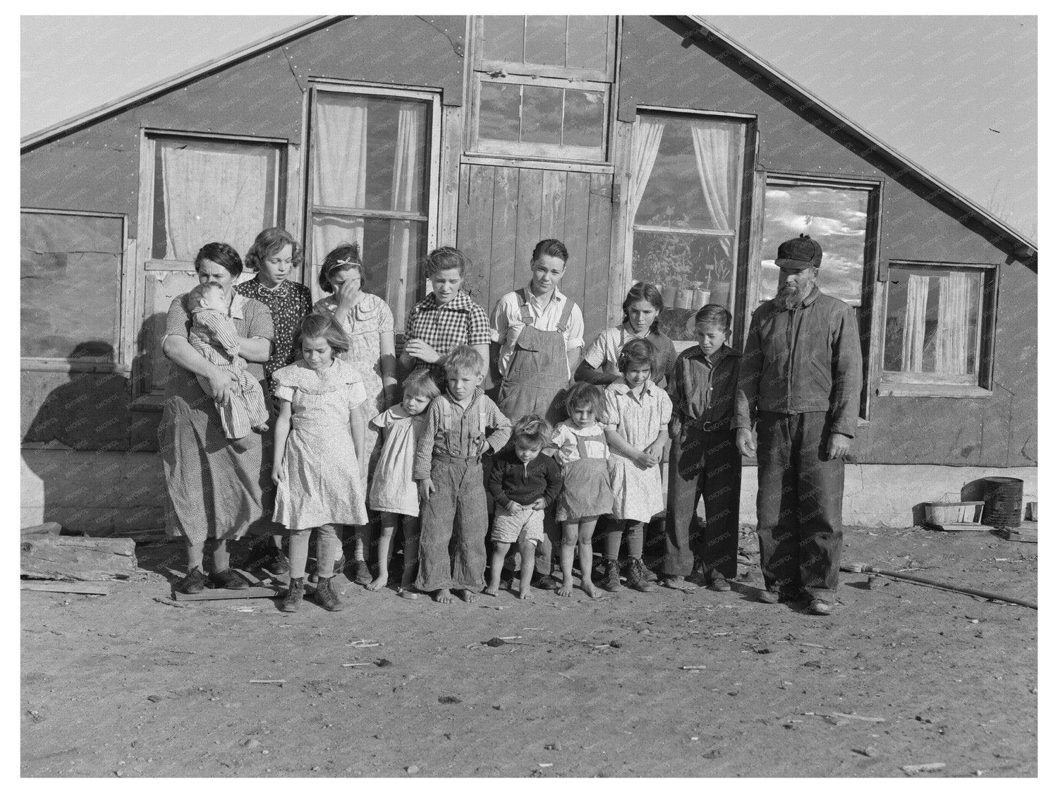 Mennonite Family in Montana November 1937