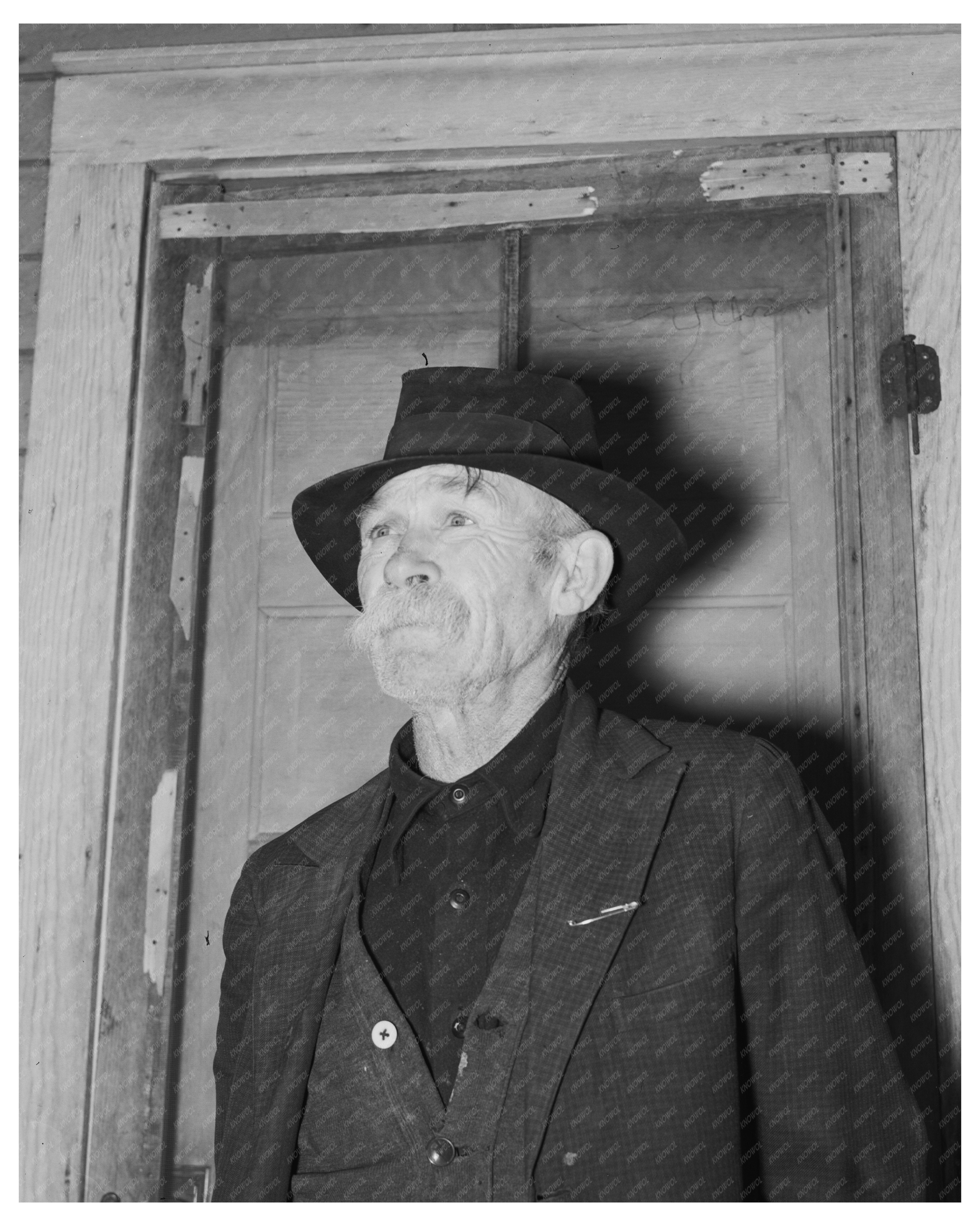 Vintage 1937 Image of George McCoy Sheep Rancher in Montana