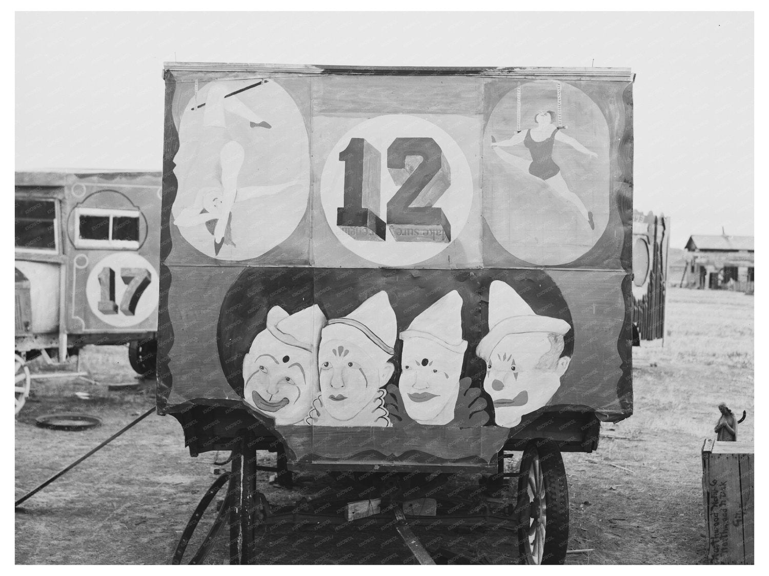 Vintage Circus Wagons by Mr. Whitmarsh Archer Montana 1937