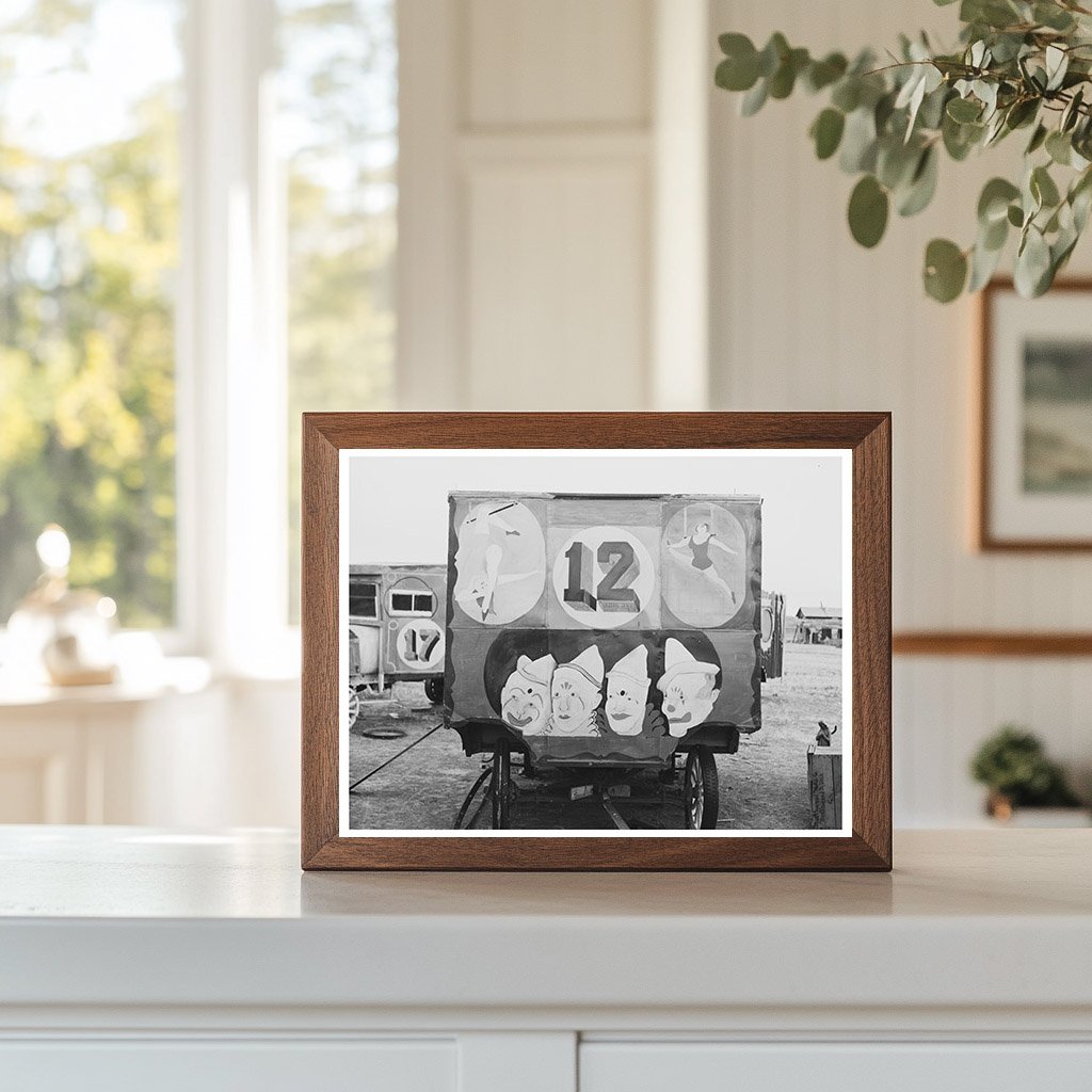 Vintage Circus Wagons by Mr. Whitmarsh Archer Montana 1937