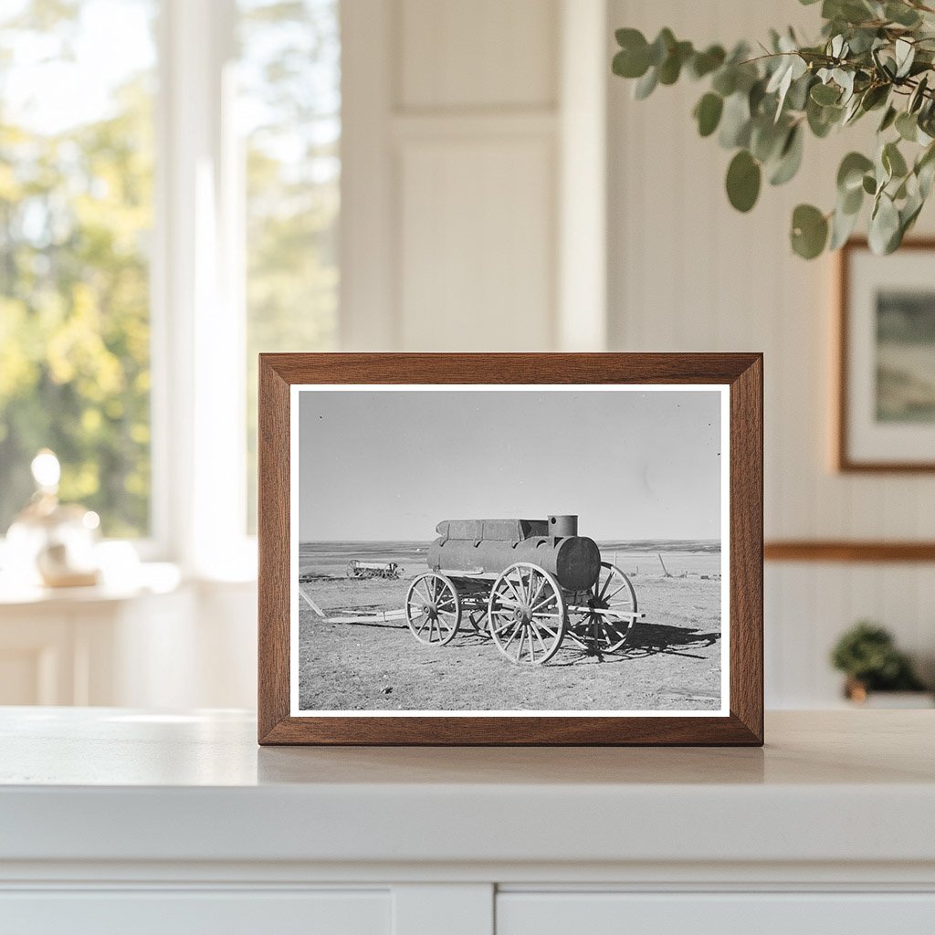 Water Wagon for Steam Tractors in Antelope Montana 1937