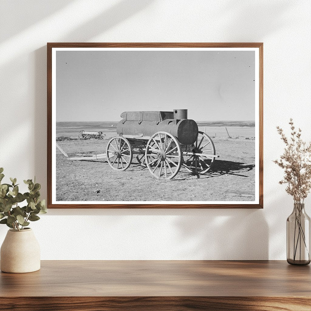 Water Wagon for Steam Tractors in Antelope Montana 1937