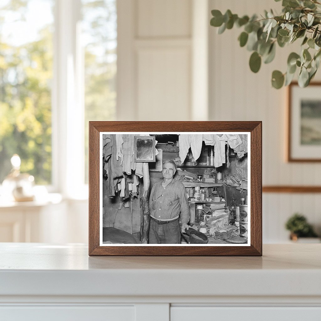 Elmer Thompsons Shack in Montana November 1937