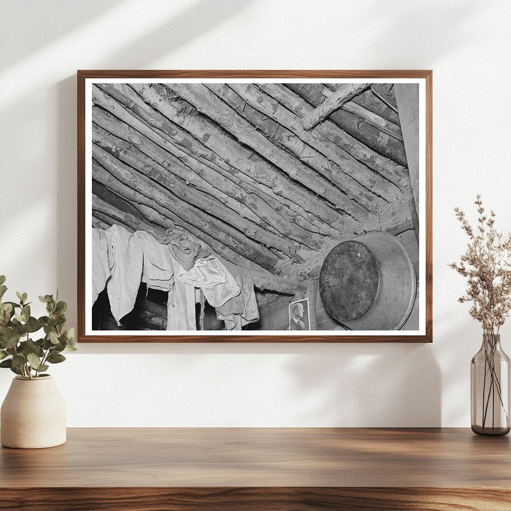 Elmer Thompsons Shack Roof Construction Montana 1937