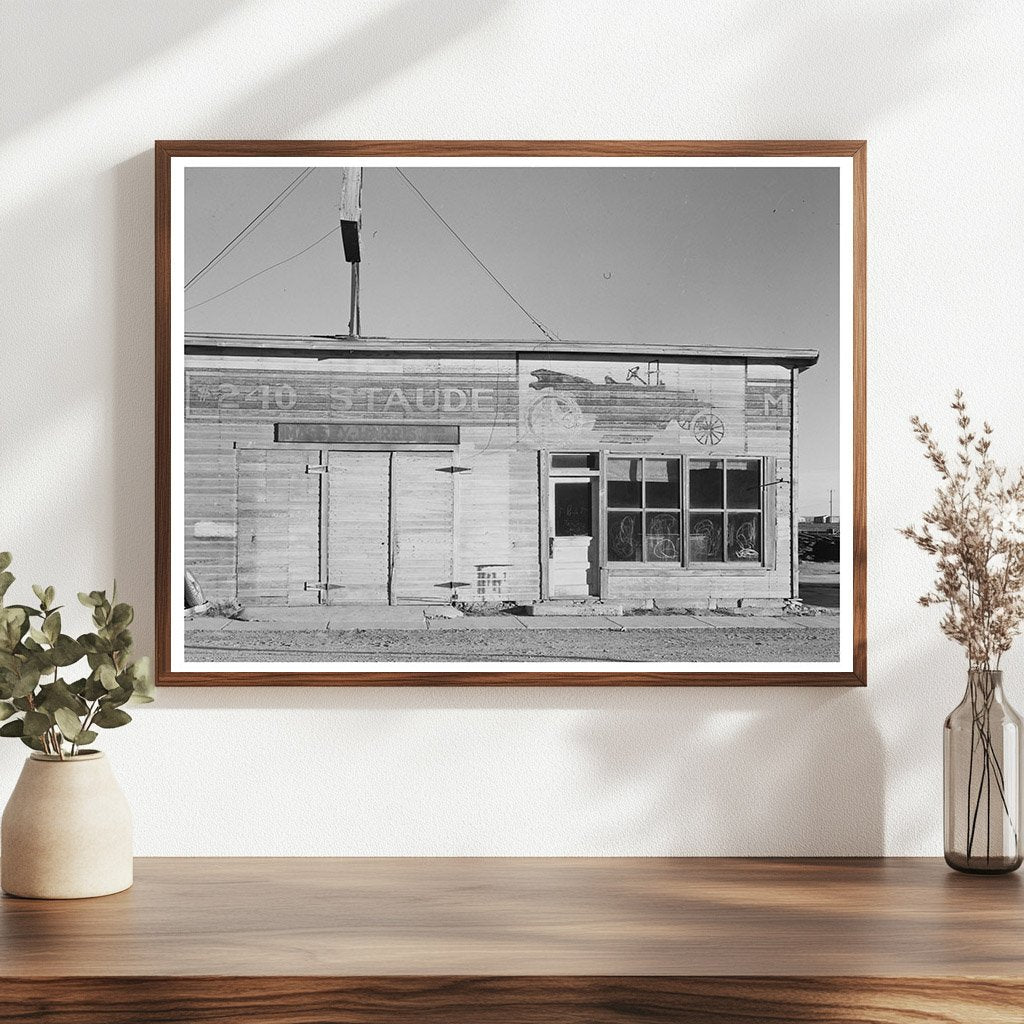 Vintage Building in Plentywood Montana 1937