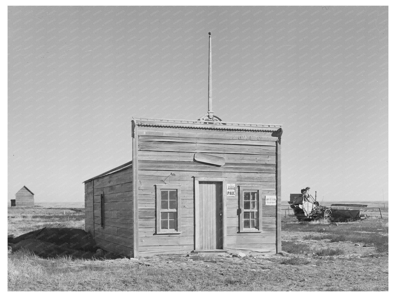 Dagmar Montana Justice Court Historic Photo 1937