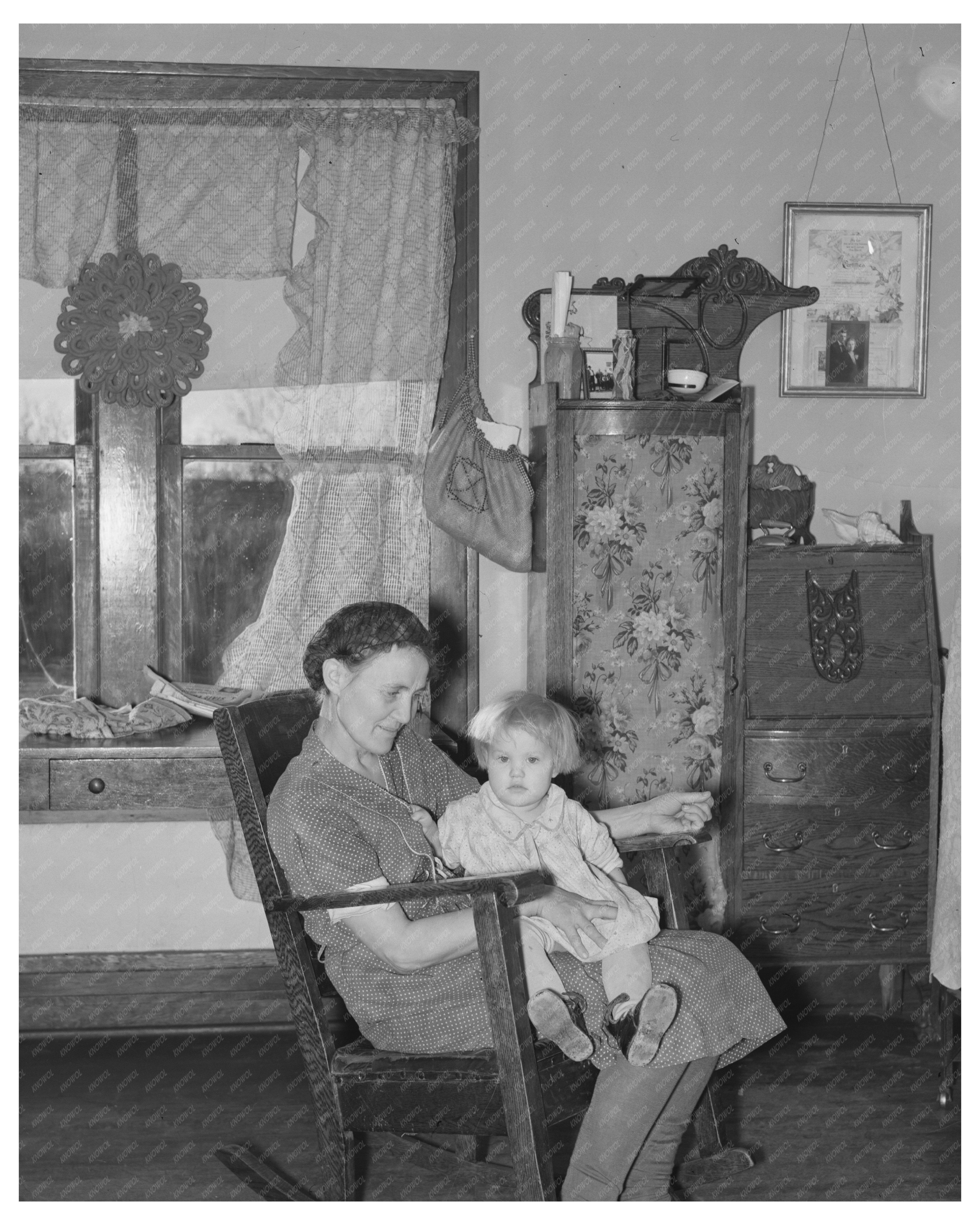 Mother and Child in Drought-Affected North Dakota 1937