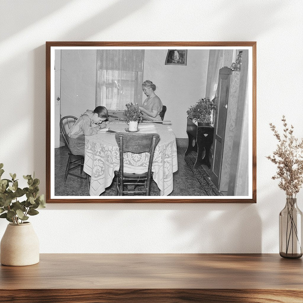 Jorgenson Farm Dining Room Divide County North Dakota 1937