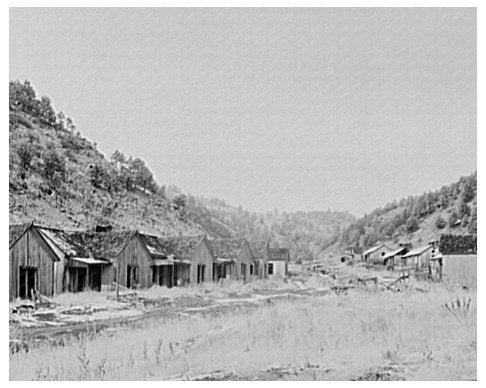 Cottages in Cambria Wyoming November 1937