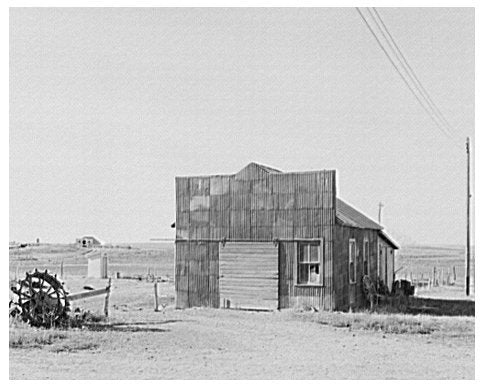 Vintage Blacksmith Shop Arnegard North Dakota 1937