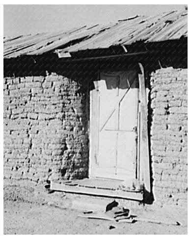 Sod House McKenzie County North Dakota November 1937