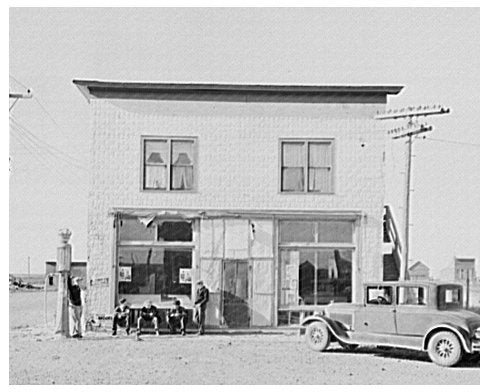 Vintage General Store in Rawson North Dakota 1937