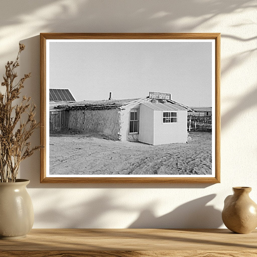 Sod Post Office Grassy Butte North Dakota 1937