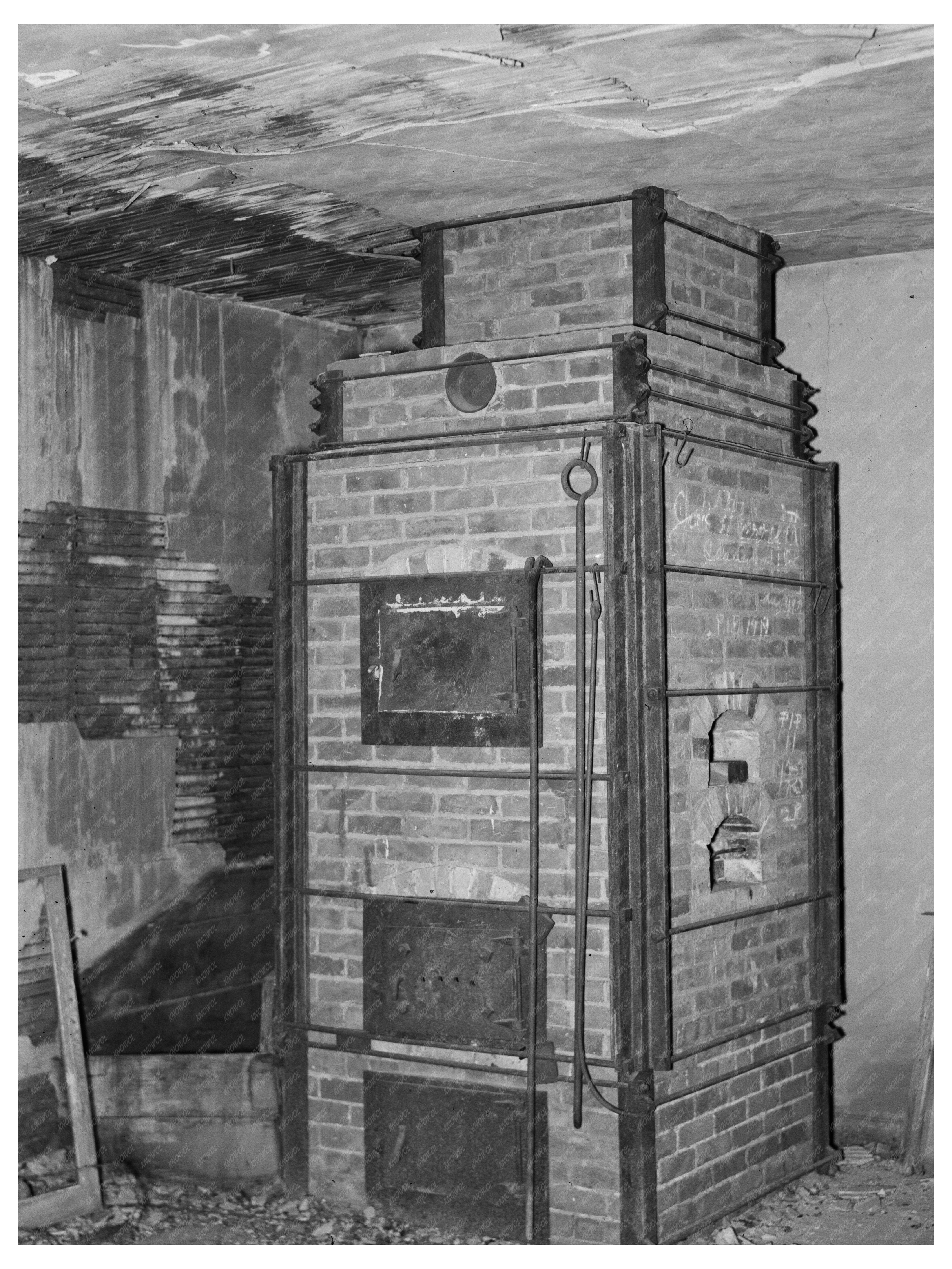 Old Muffle Furnace for Gold Assaying South Dakota 1937