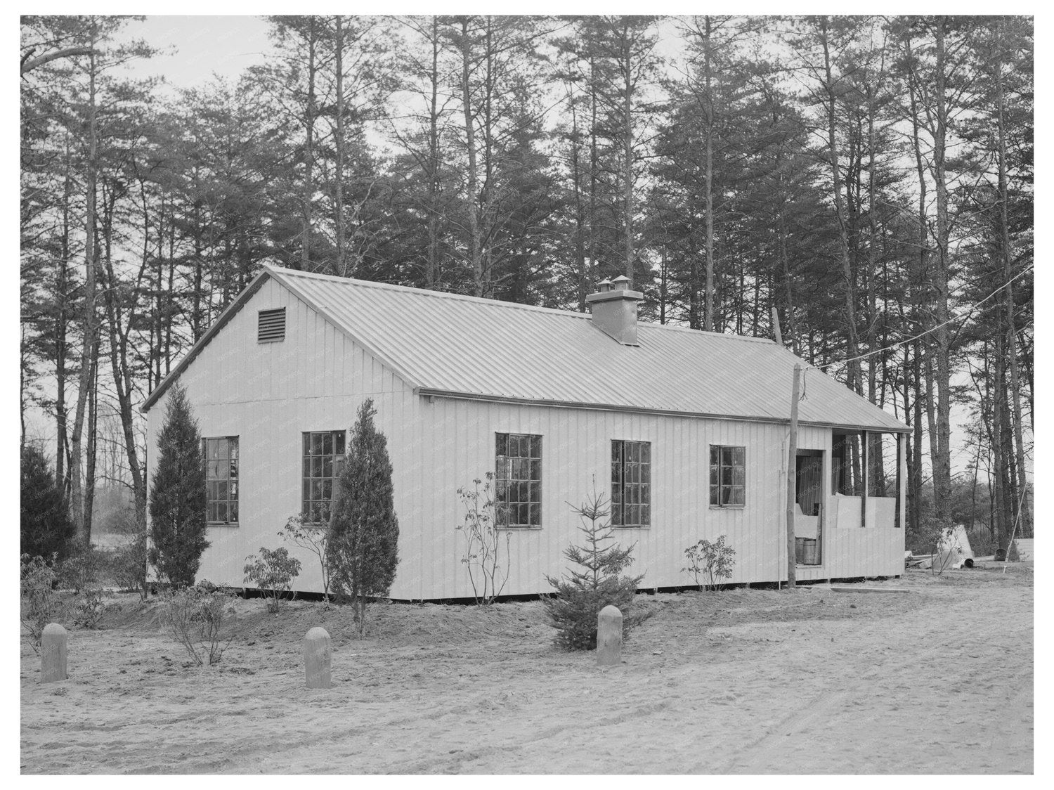 Vintage Steel House in Greenbelt Maryland 1938