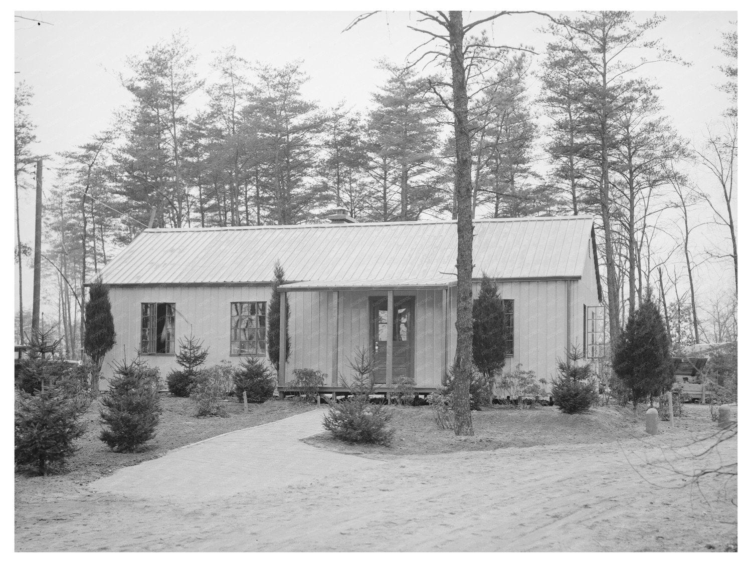 Pre-Fabricated House in Greenbelt Maryland February 1938