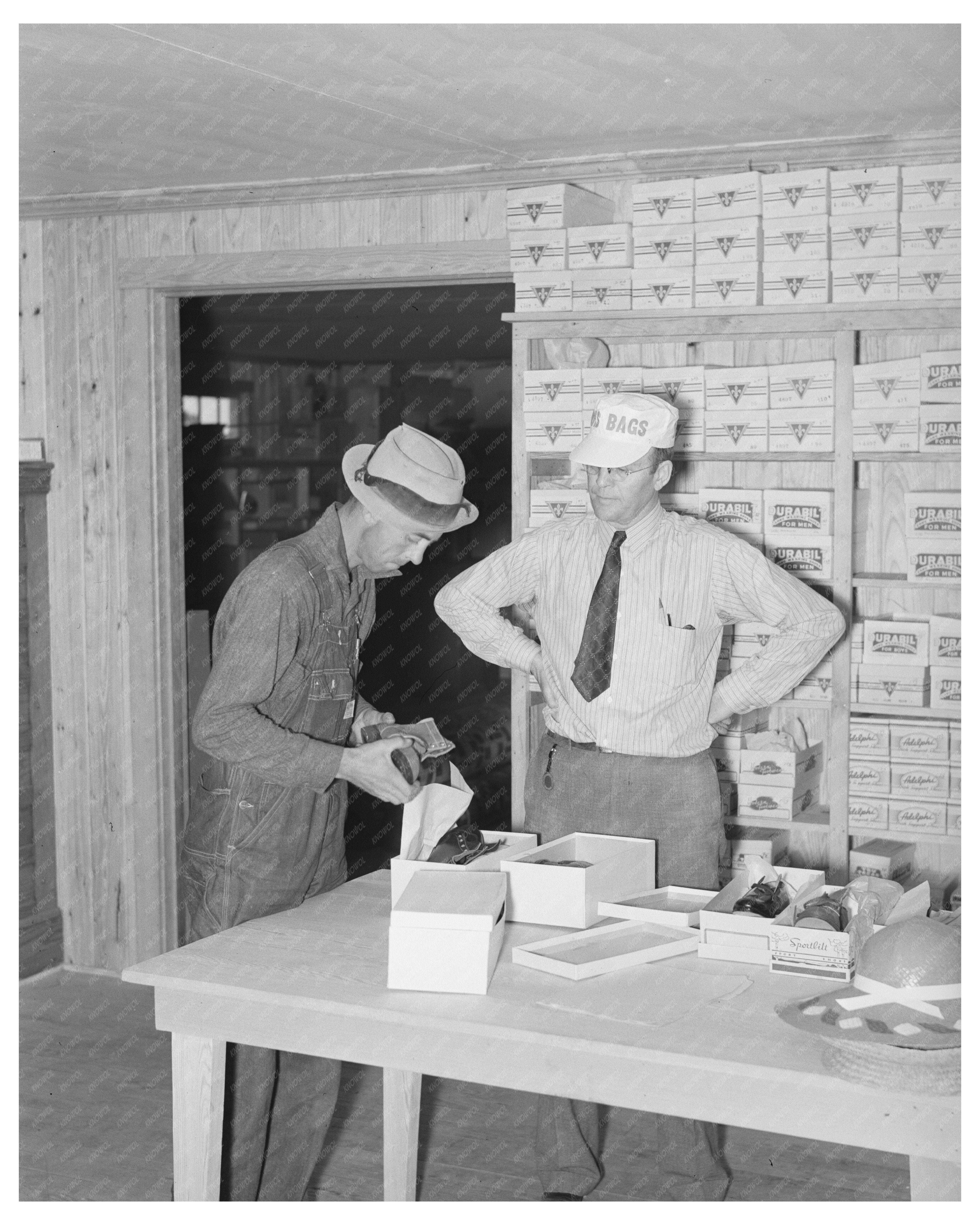 Cooperative Store in La Forge Missouri 1938