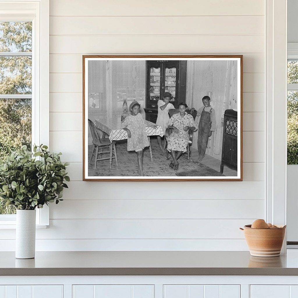 Sharecropper Family Resettling in La Forge Missouri 1938