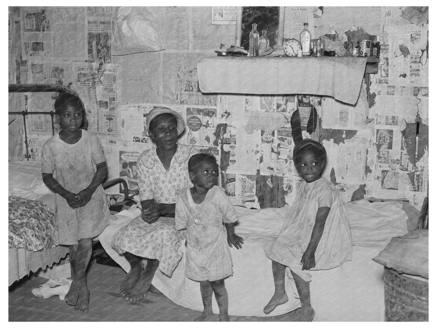 Sharecropper Family in La Forge Missouri May 1938