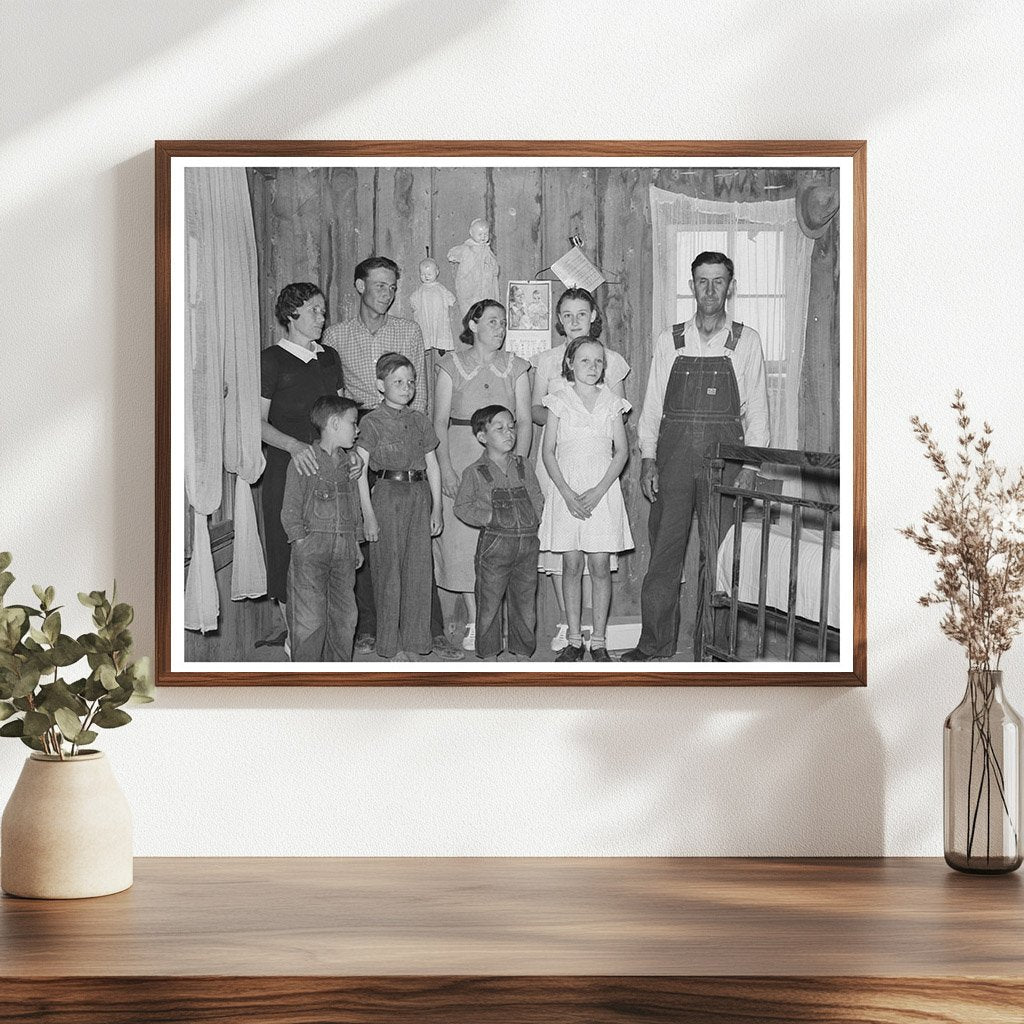 Sharecropper Family in Shack Home New Madrid County 1938