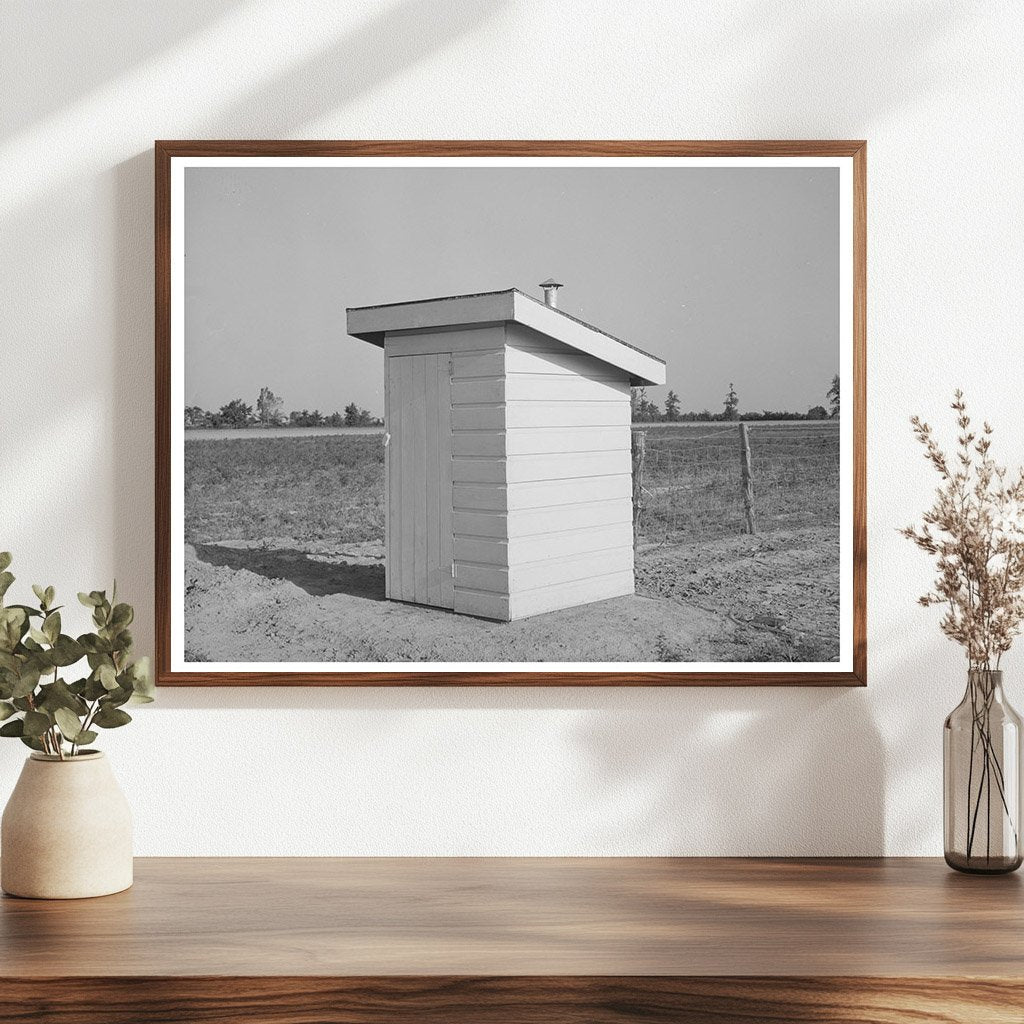 Vintage 1938 Privy on New Farm Unit in Missouri