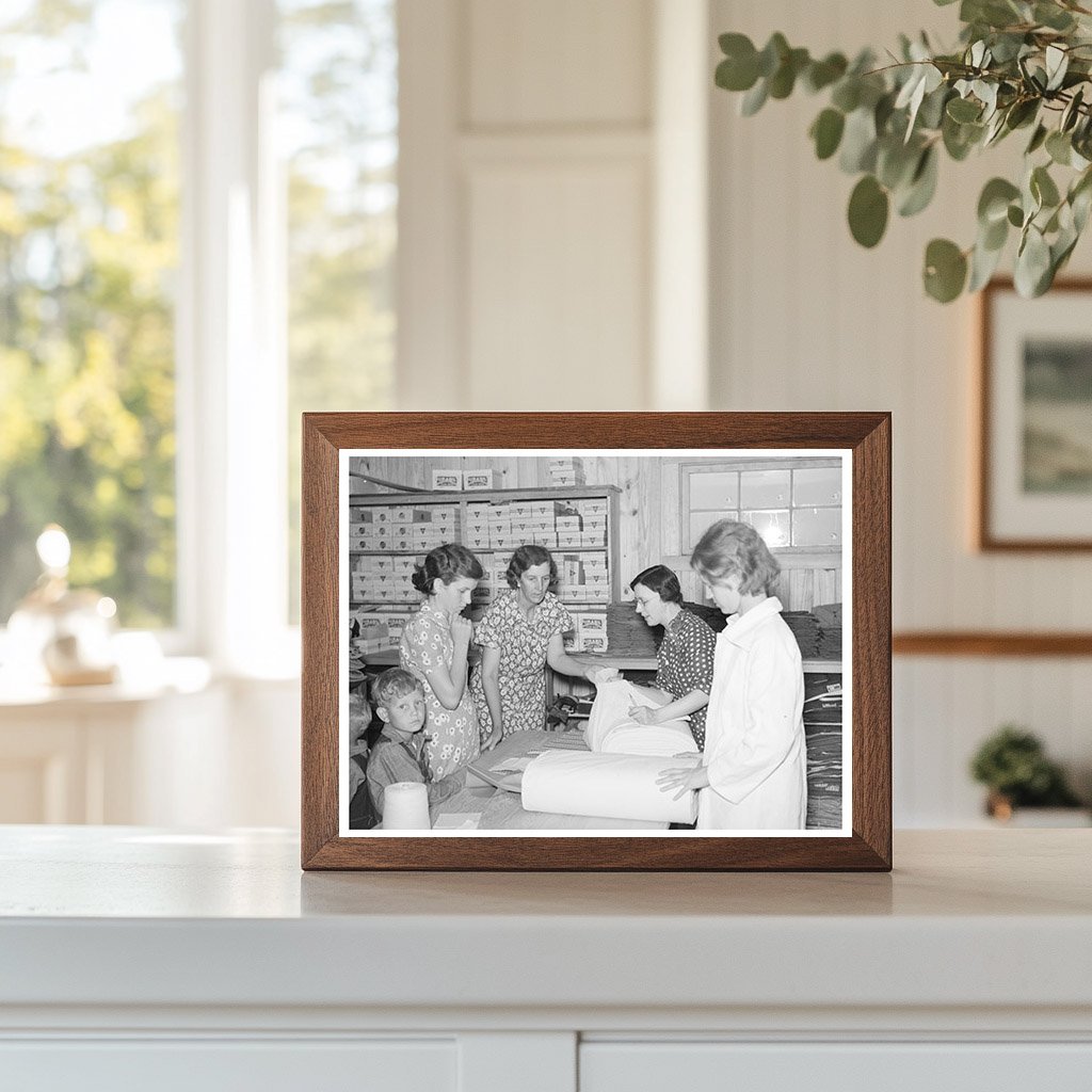 Vintage 1938 Cooperative Store Scene in Missouri