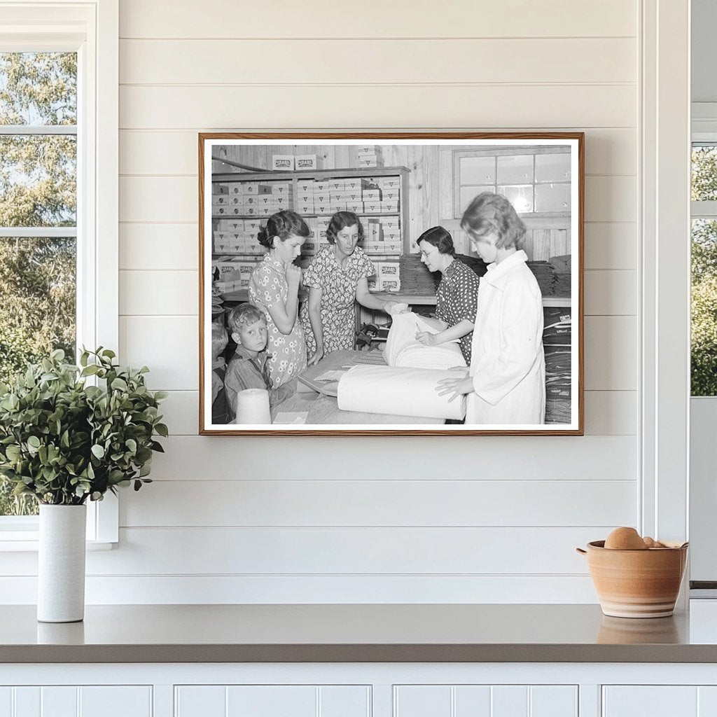 Vintage 1938 Cooperative Store Scene in Missouri