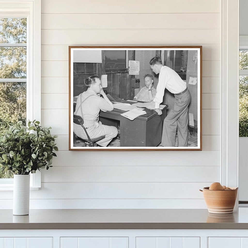 May 1938 Conference in Southeast Missouri Farms Office