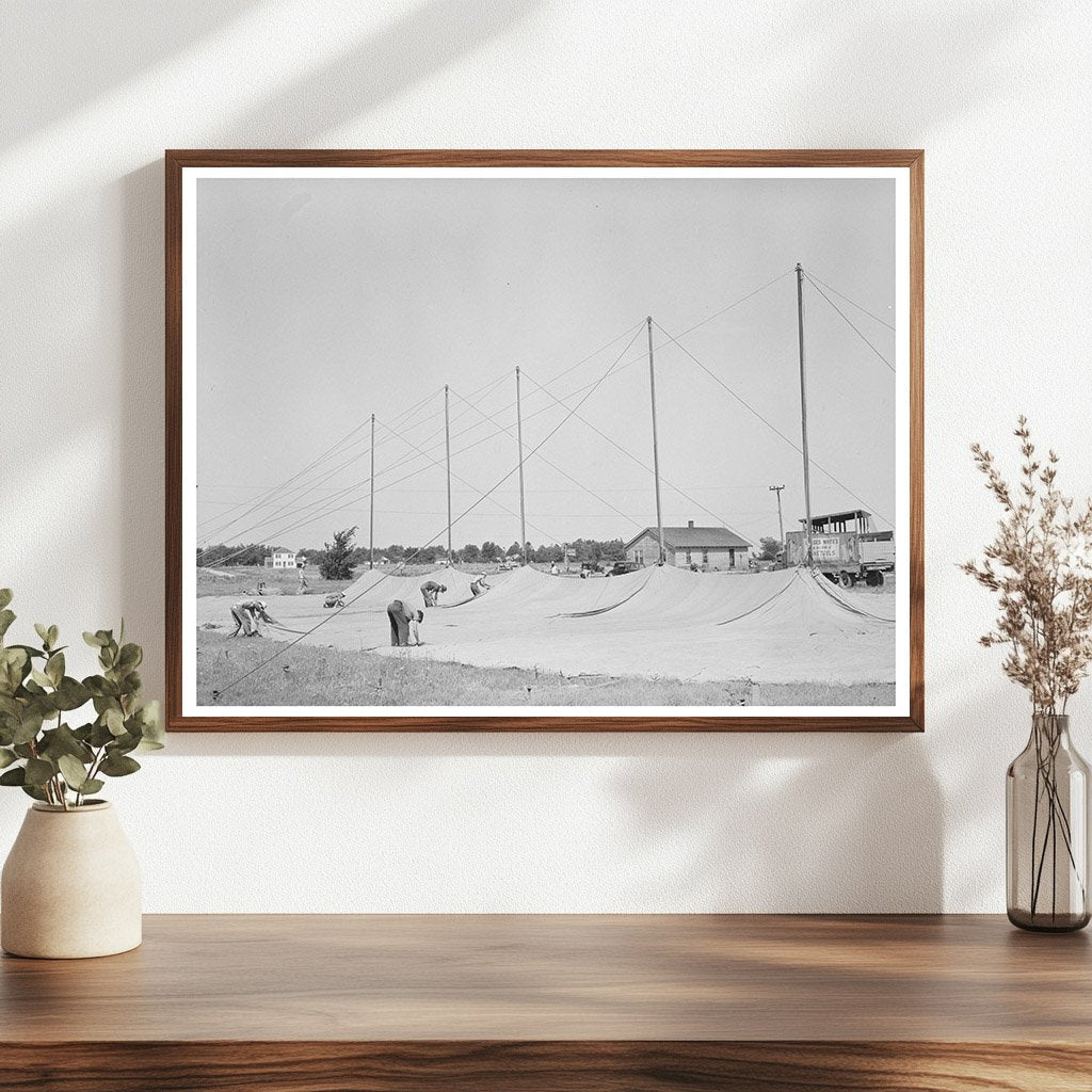 Lasses-White Show Tent Setup Sikeston Missouri May 1938