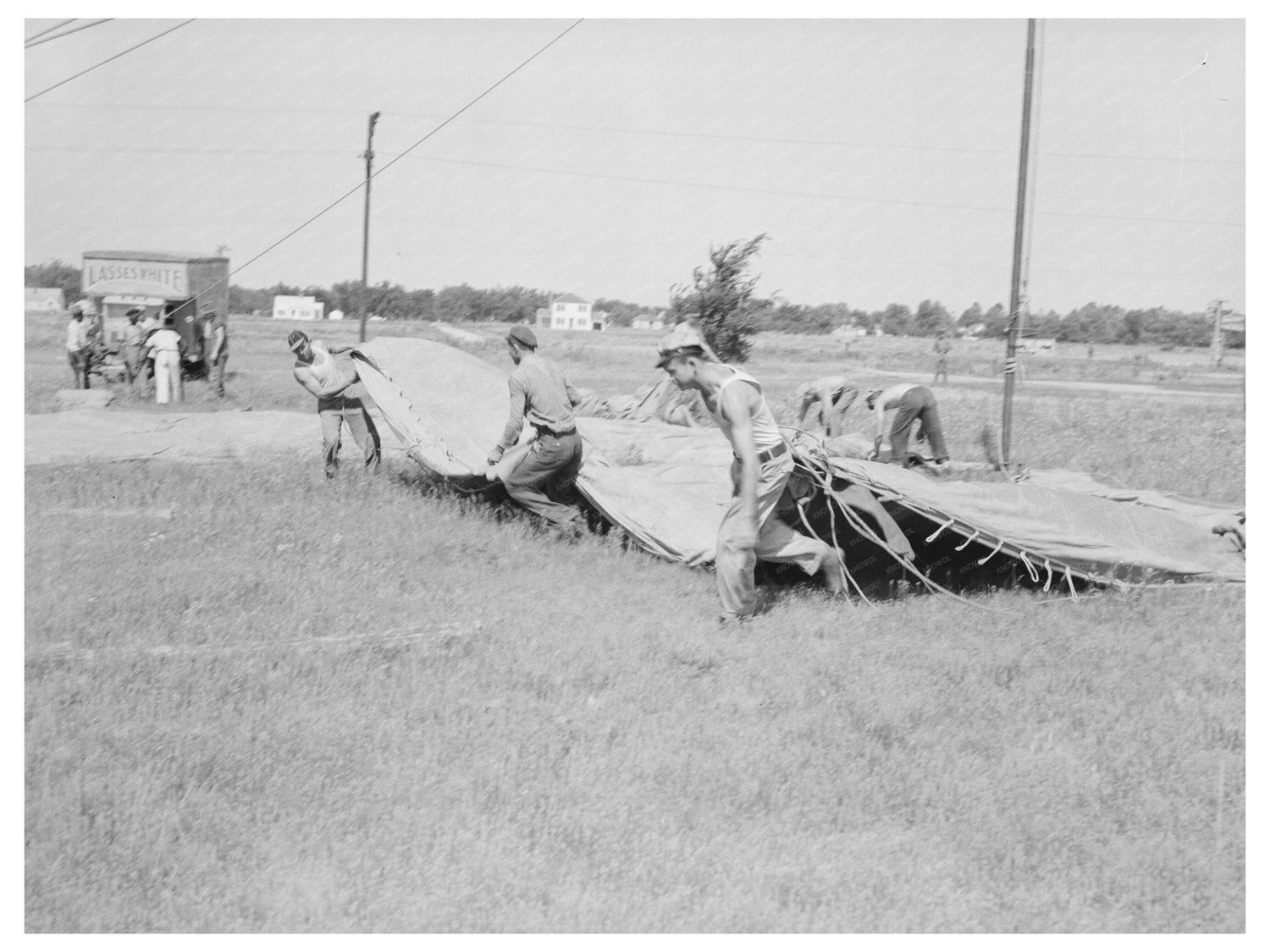 Lasses-White Traveling Show Tent Sikeston Missouri 1938