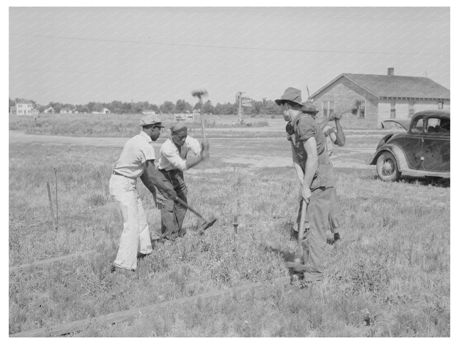 Minstrel Show Scene Sikeston Missouri May 1938