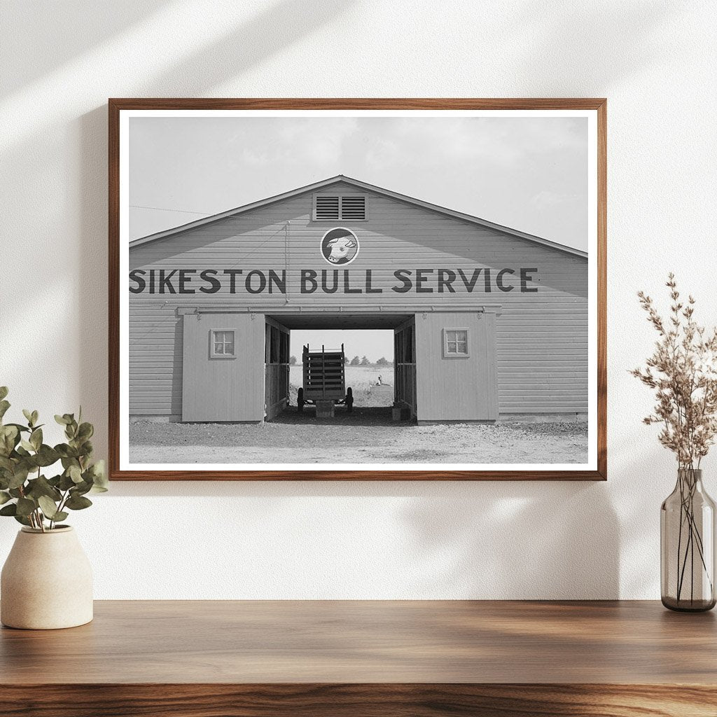 Vintage Barn Near Sikeston Missouri May 1938