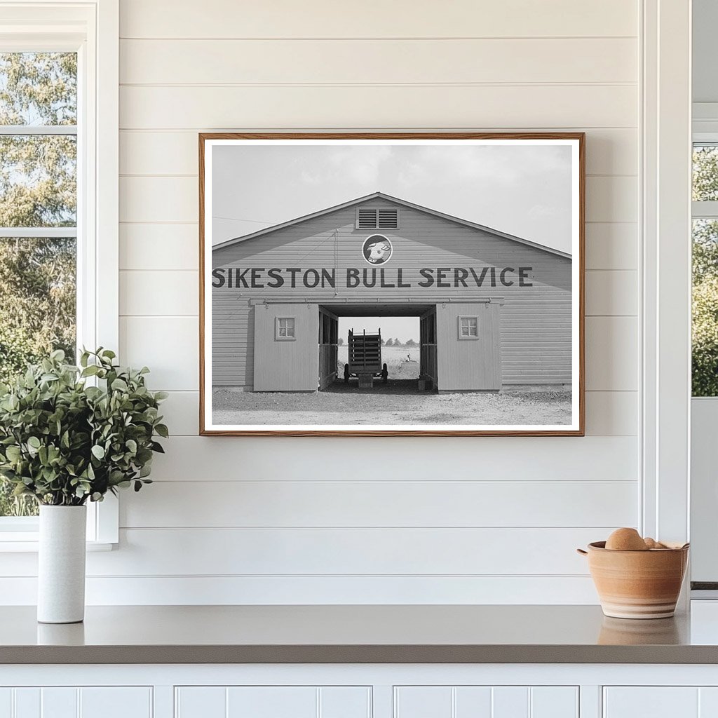Vintage Barn Near Sikeston Missouri May 1938