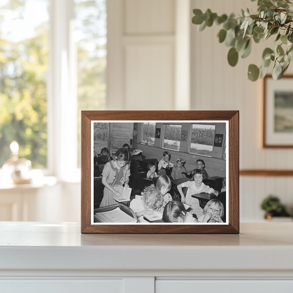 White School Near Southeast Missouri Farms August 1938