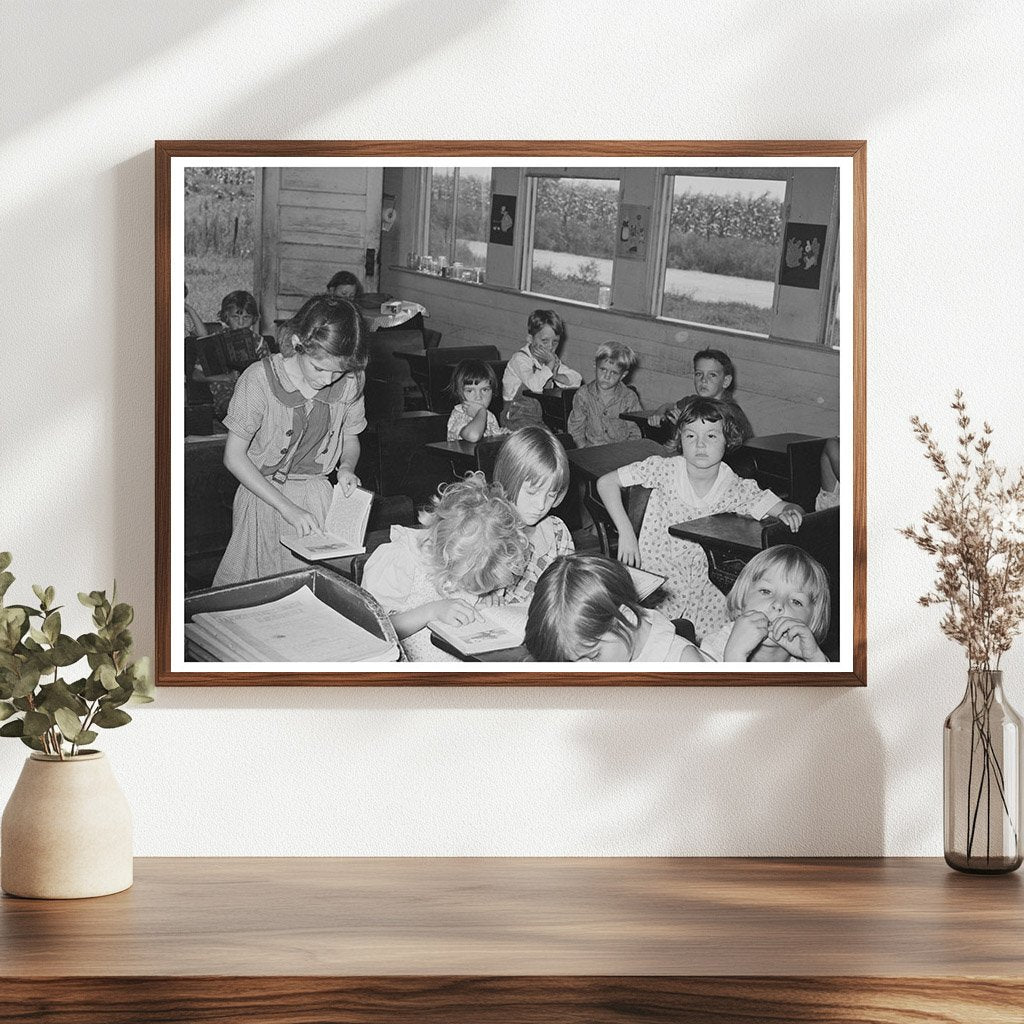 White School Near Southeast Missouri Farms August 1938