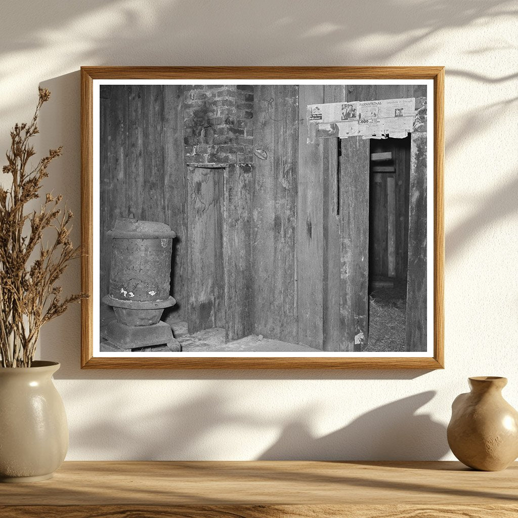Interior of Slave Quarters Caruthersville Missouri 1938