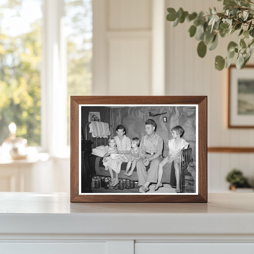 Family in Tin Town Caruthersville Missouri August 1938