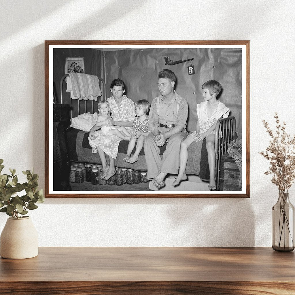 Family in Tin Town Caruthersville Missouri August 1938