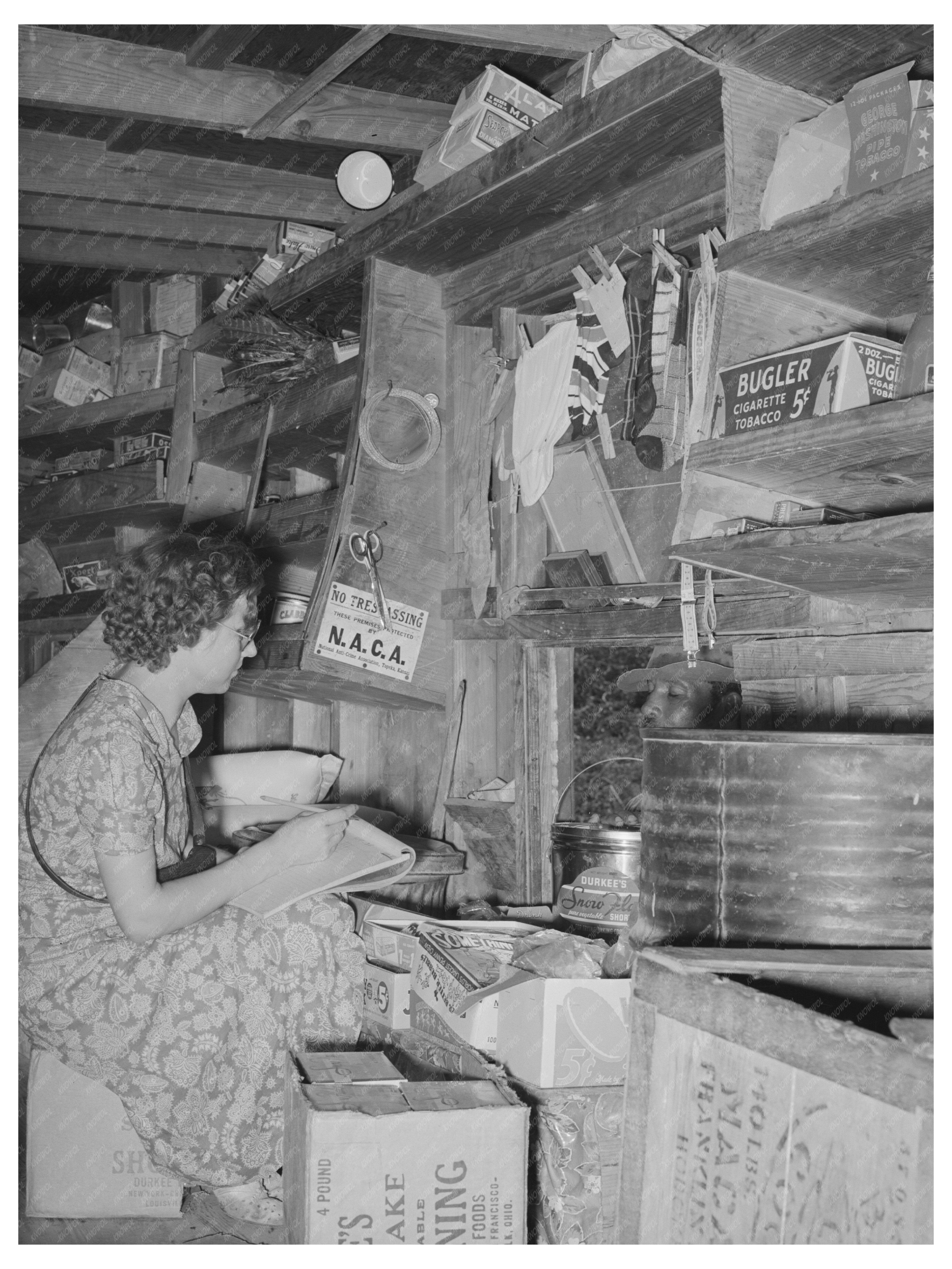 Traveling Grocery Store Service in Arkansas September 1938