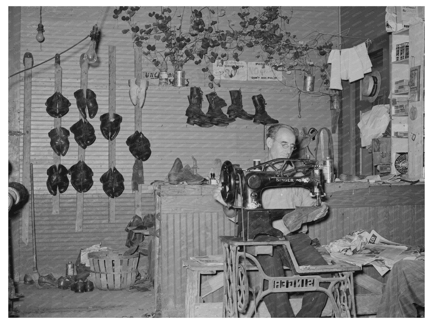 Shoemaker in Kenner Louisiana September 1938
