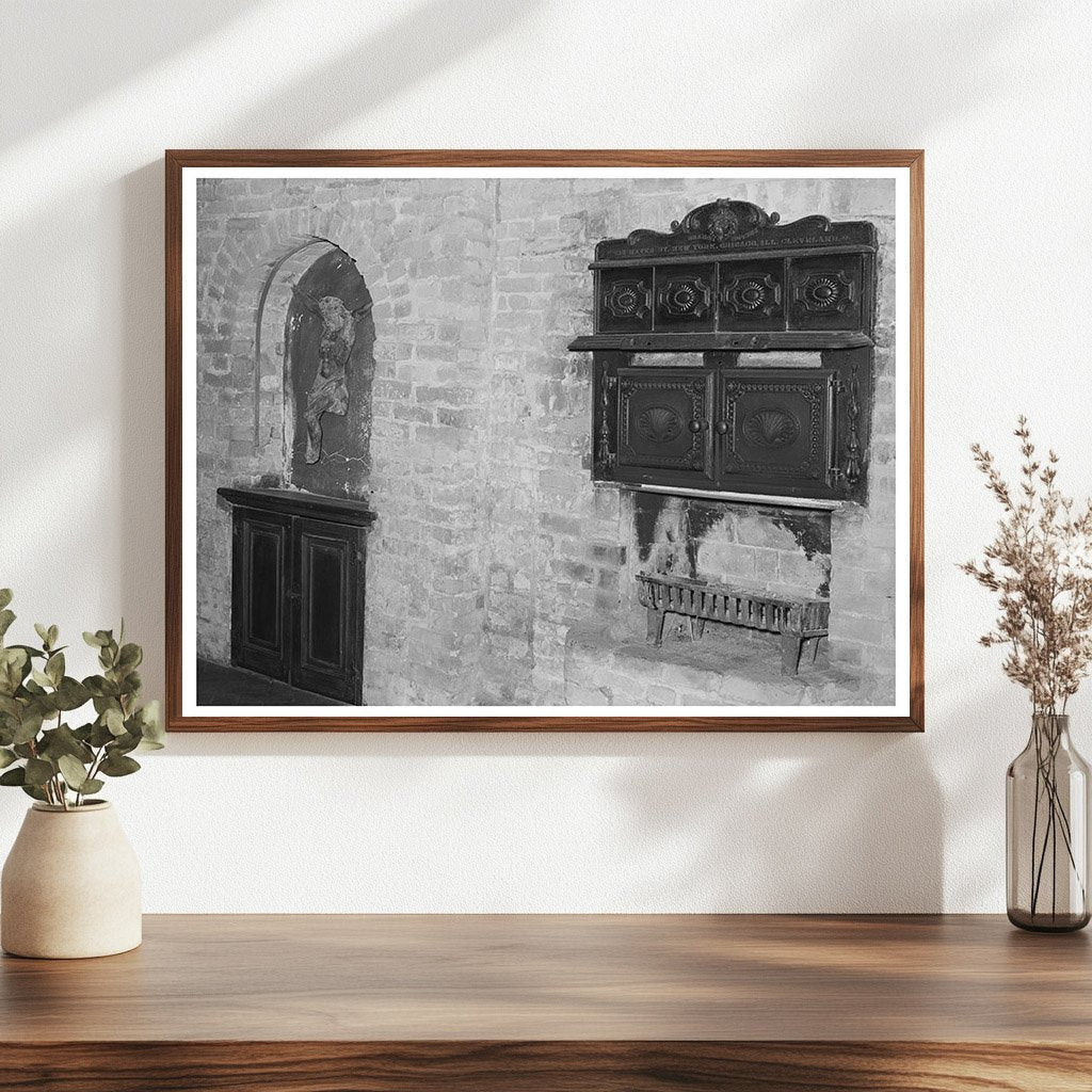 Vintage 1938 Oven and Shrine in Louisiana Plantation House