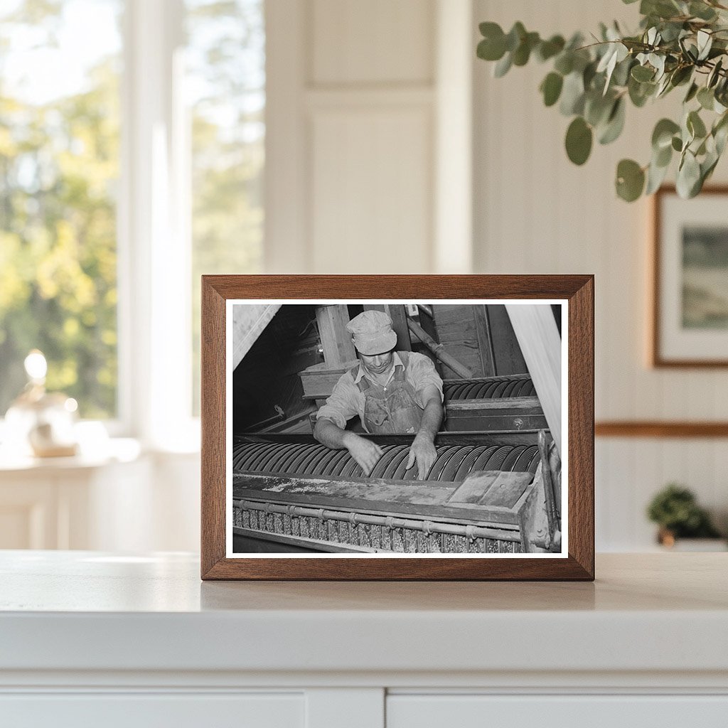 Rice Mill Screening Operation Crowley Louisiana 1938