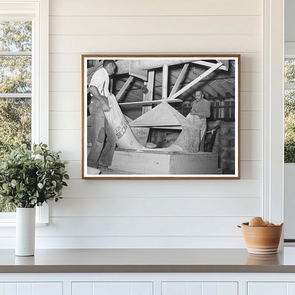 Rice Milling Process in Abbeville Louisiana September 1938