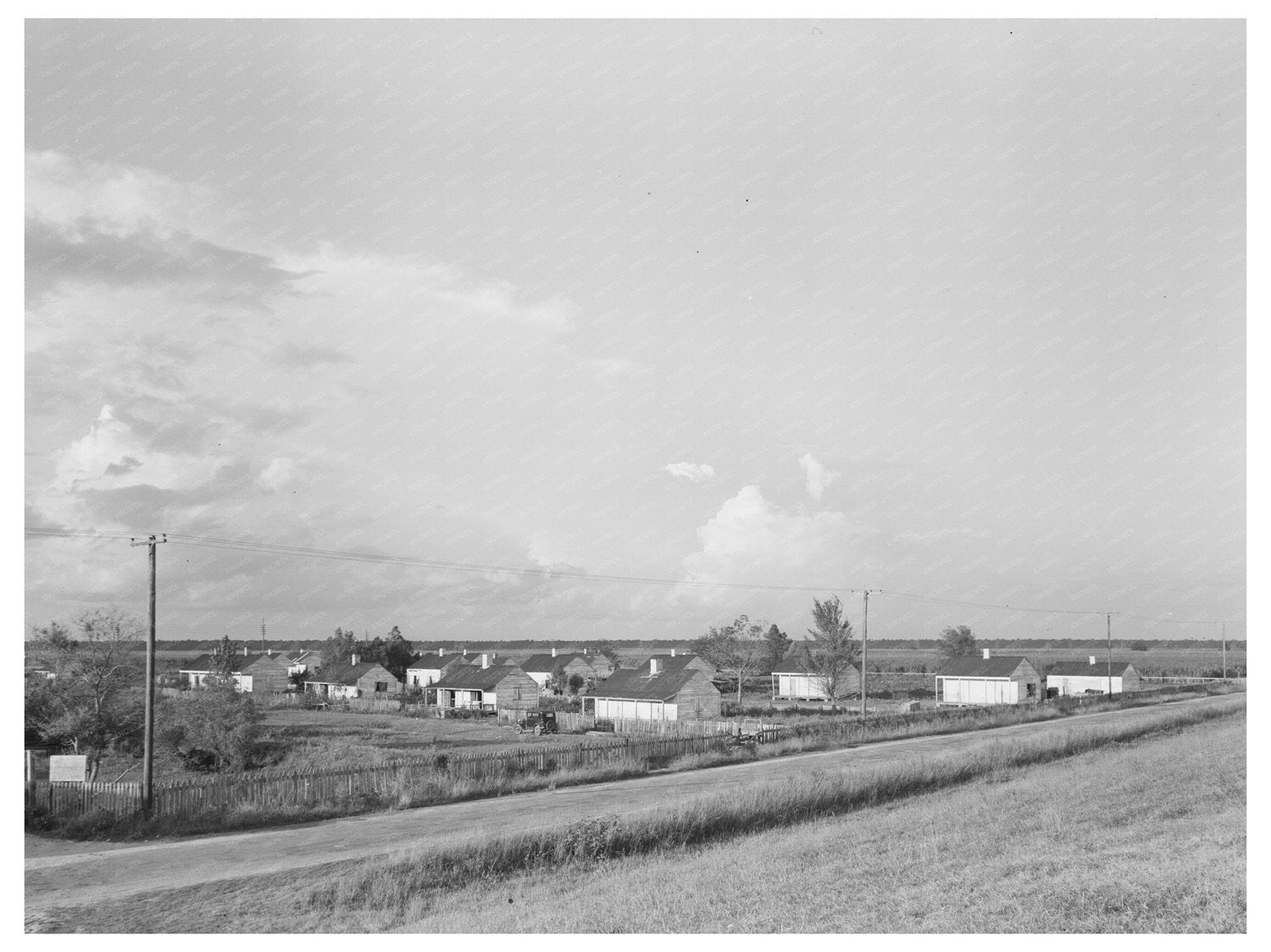 Plantation Scene in Convent Louisiana September 1938