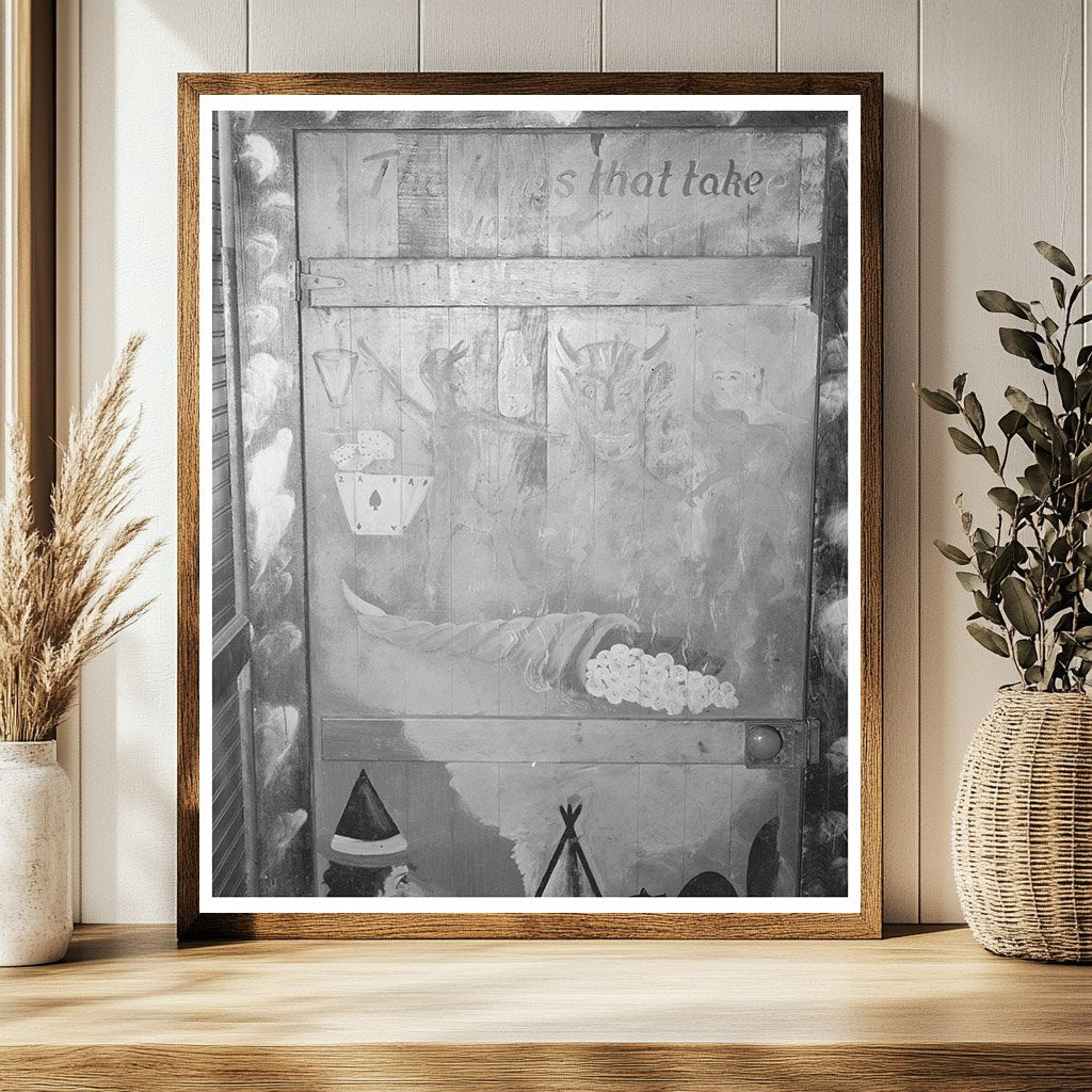 Barroom Decorations Raceland Louisiana September 1938