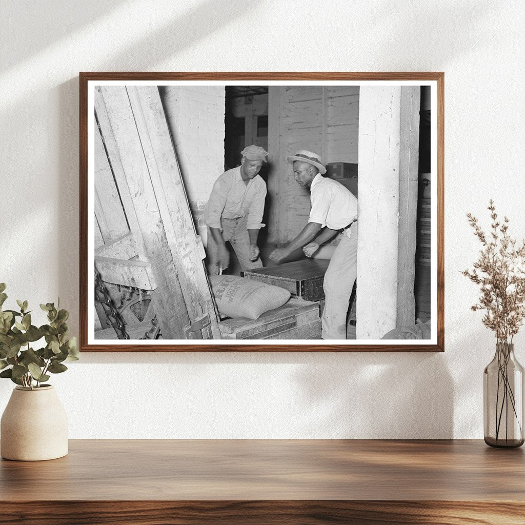 Rice Conveyors in Abbeville Louisiana 1938