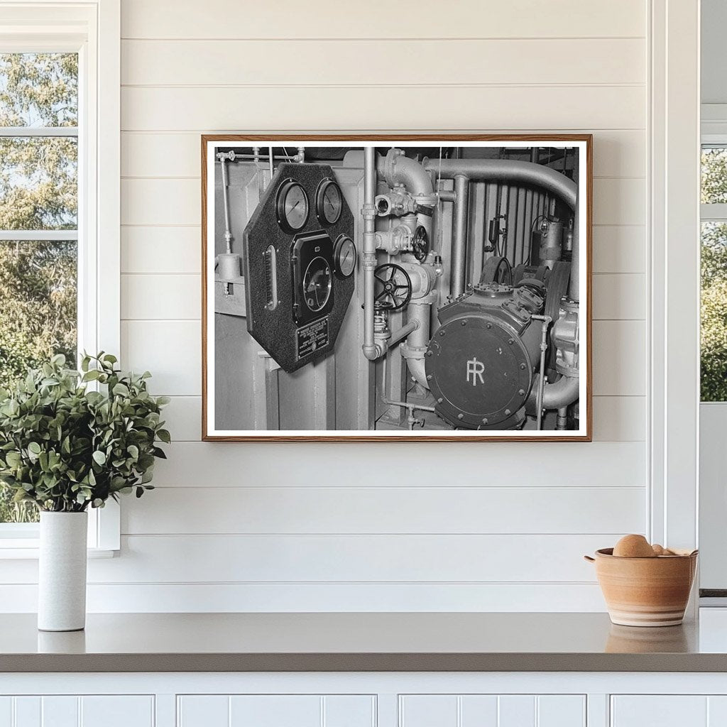 Rice Compressor Gas Treatment in Abbeville Louisiana 1938