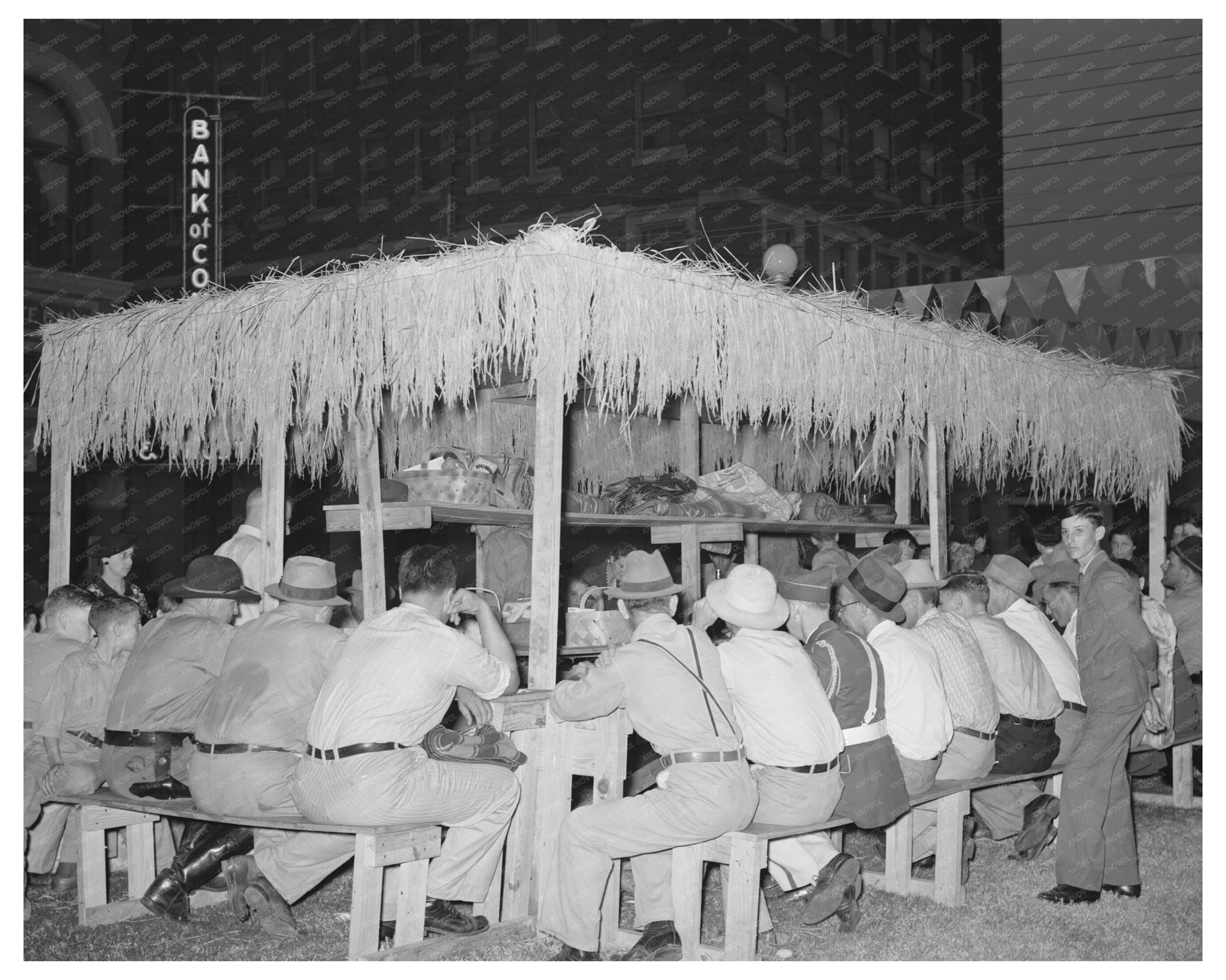 Beano Players at National Rice Festival Crowley Louisiana 1938