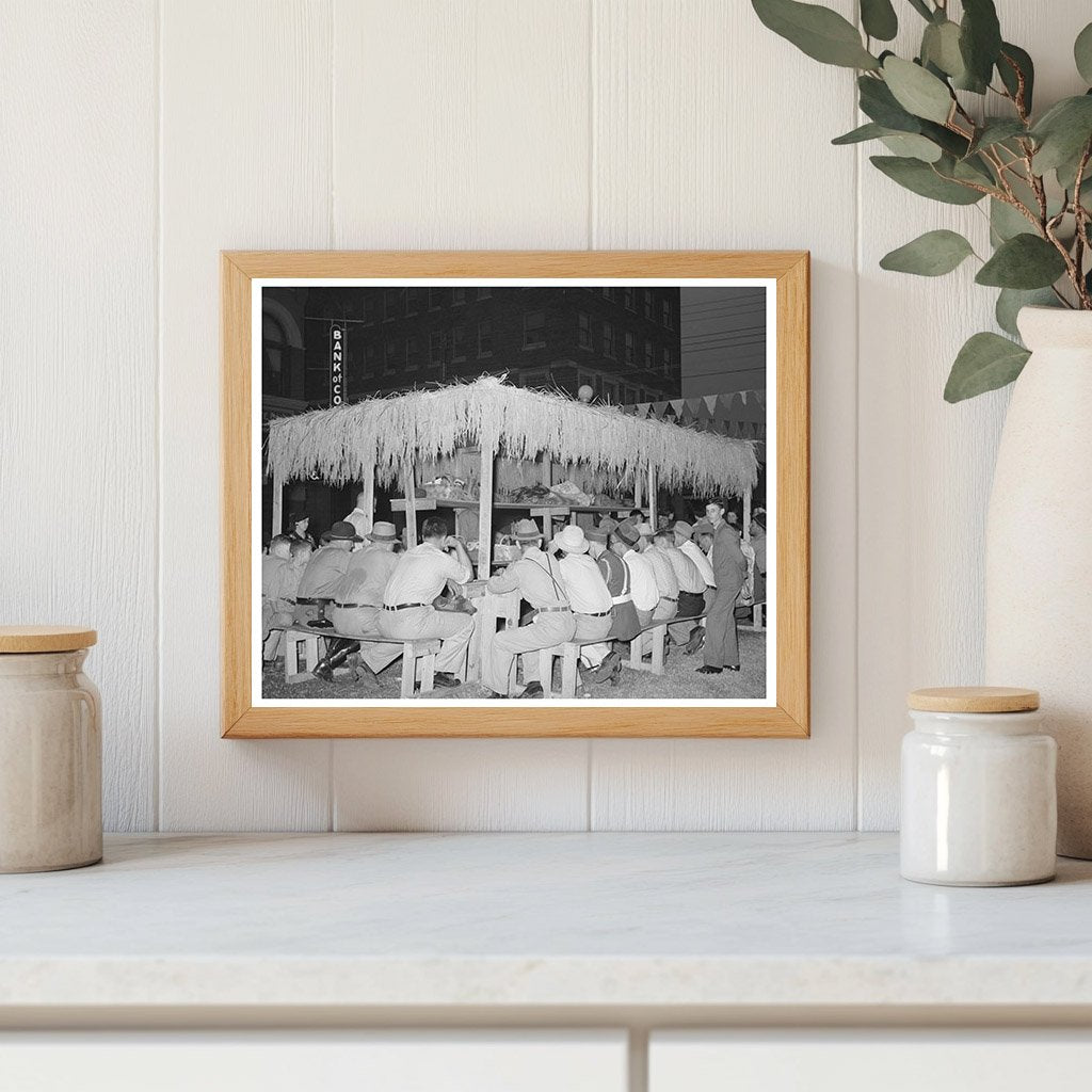 Beano Players at National Rice Festival Crowley Louisiana 1938